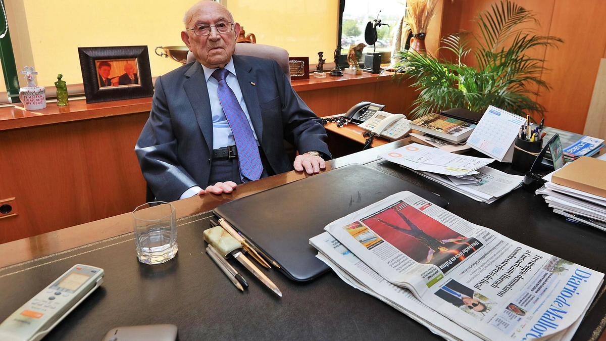Antonio Fontanet, presumía de leer cada mañana Diario de Mallorca y este diario le premió en 2017 por su importante trayectoria empresarial.