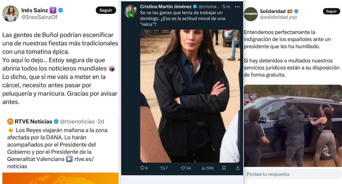Llamadas a atacar a las autoridades y un apoyo desde Vox