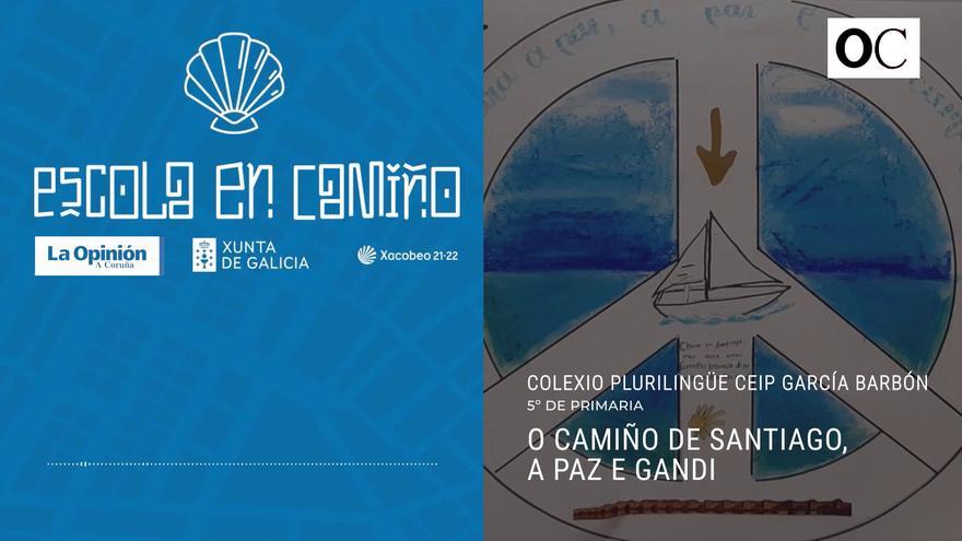 O Camiño de Santiago, a paz e Gandi