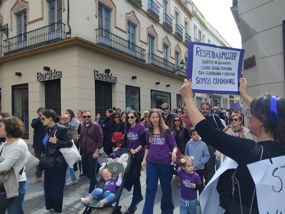 Manifestación del 8M desde Plaza Nueva a la Alameda.