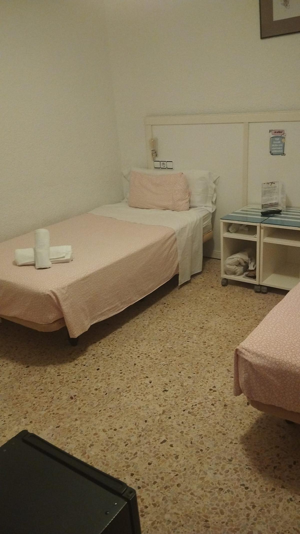 L’habitació de l’hostal on dorm actualment