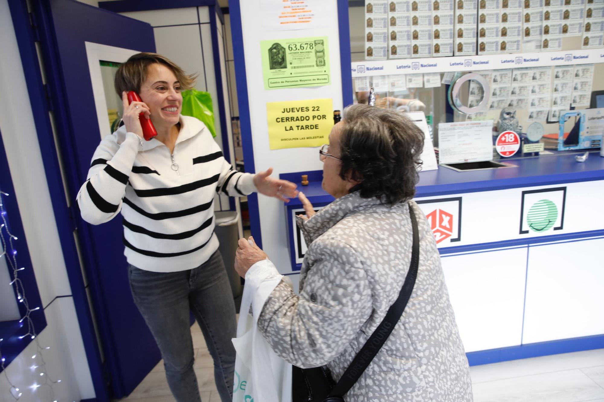 EN IMÁGENES | El Gordo reparte millones en Asturias: así ha sido la jornada de la Lotería de Navidad en Asturias