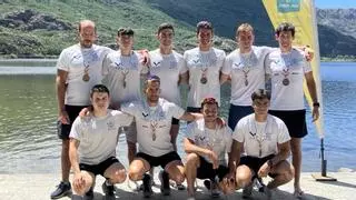 La Cultural de Ribadesella, oro y bronce en el Campeonato de España de K-4 en línea de piragüismo