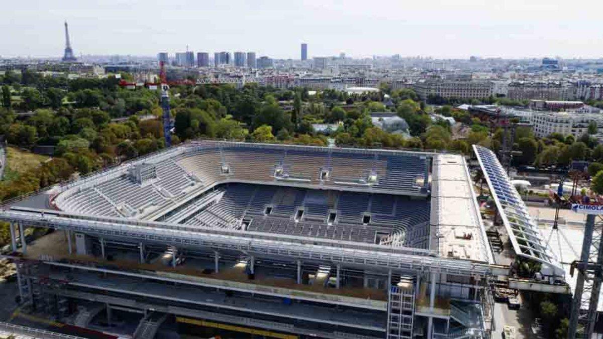 Roland Garros ha mejorado su pista central