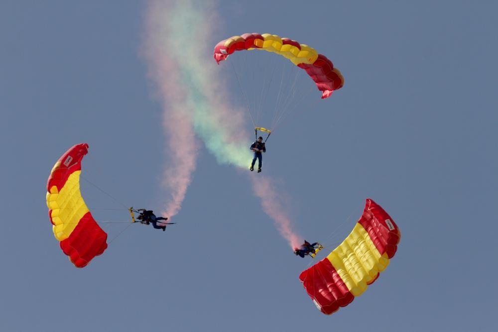 El Rey preside el festival aéreo de la Academia del Aire en Murcia