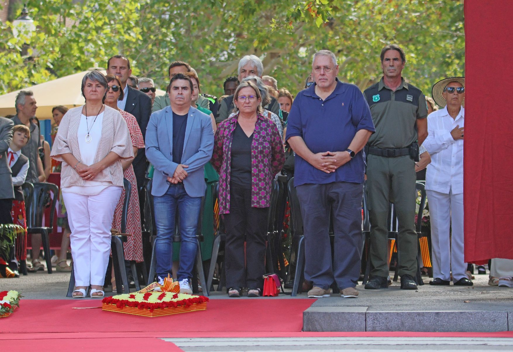 Així ha estat l'acte institucional per la Diada a Manresa