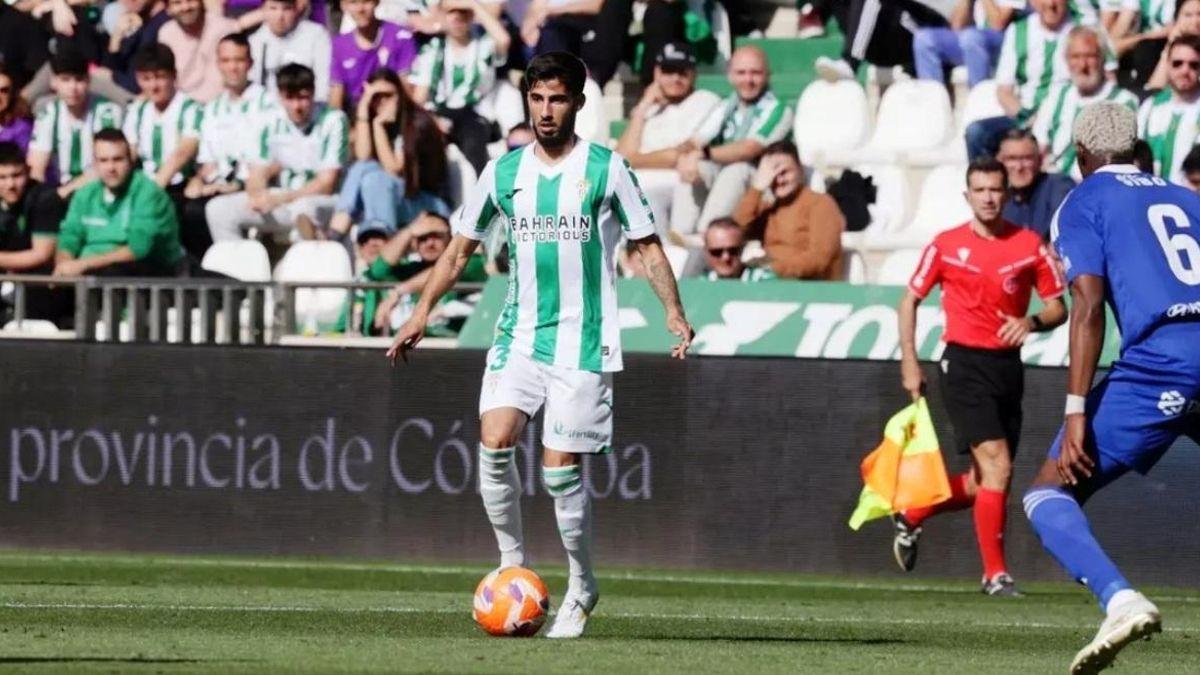 José Calderón, en un partido con el Córdoba CF.
