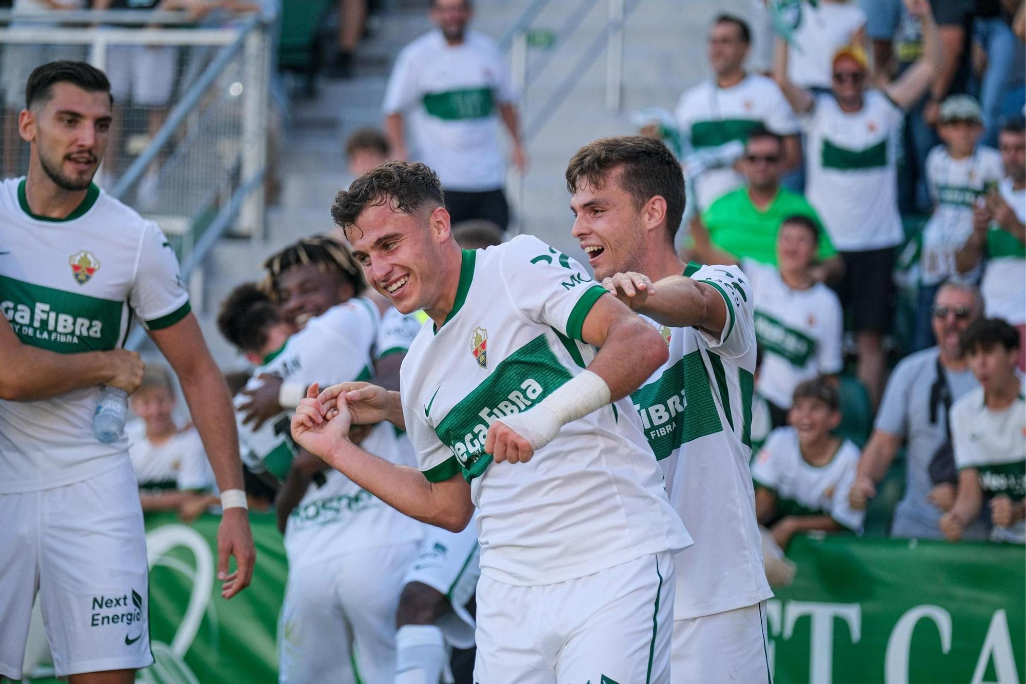 Las imágenes del Elche-Celta