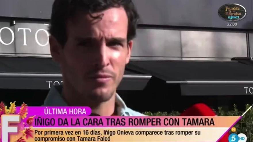 Íñigo Onieva reaparece tras la infidelidad a Tamara Falcó