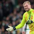 Kasper Schmeichel, portero del Celtic, durante un partido de la Champions League con el equipo escocés