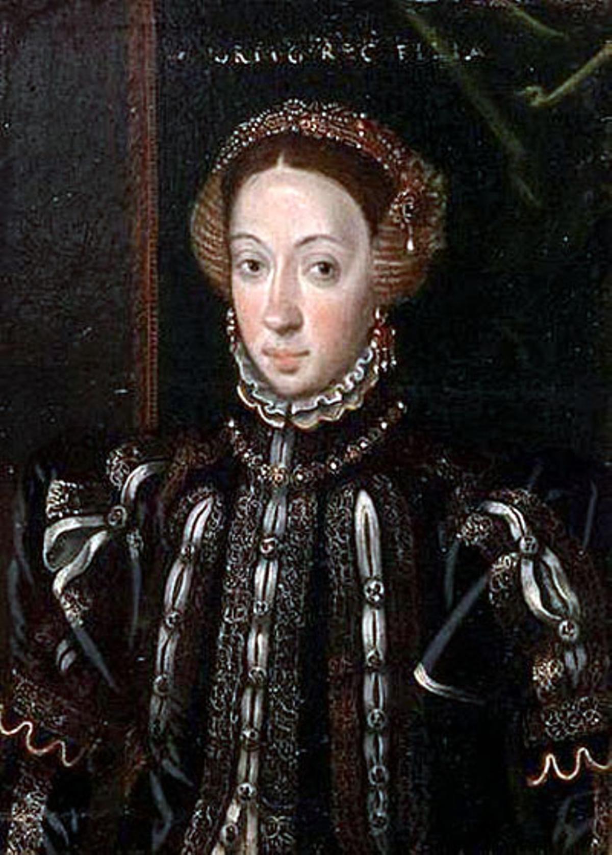 Retrato de María de Aragón, hija de los Reyes Católicos.
