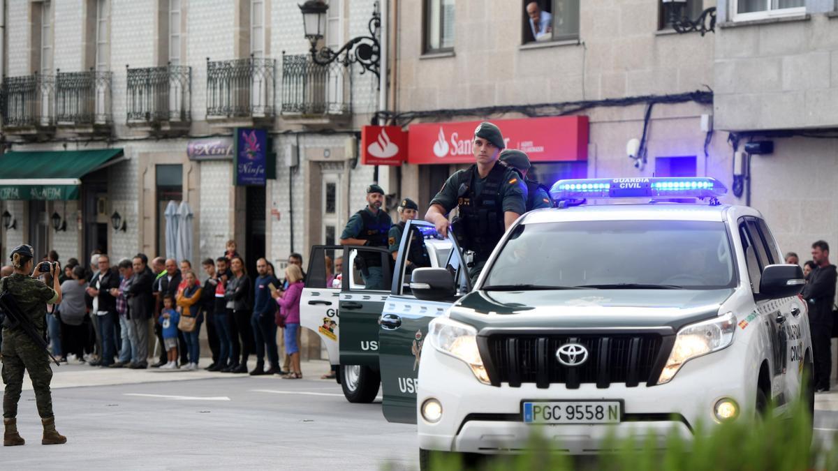 Guardia Civil en Ponte Caldelas