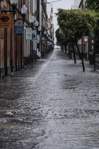 Domingo de lluvias en Gran Canaria por el paso de la tormenta 'Hermine'