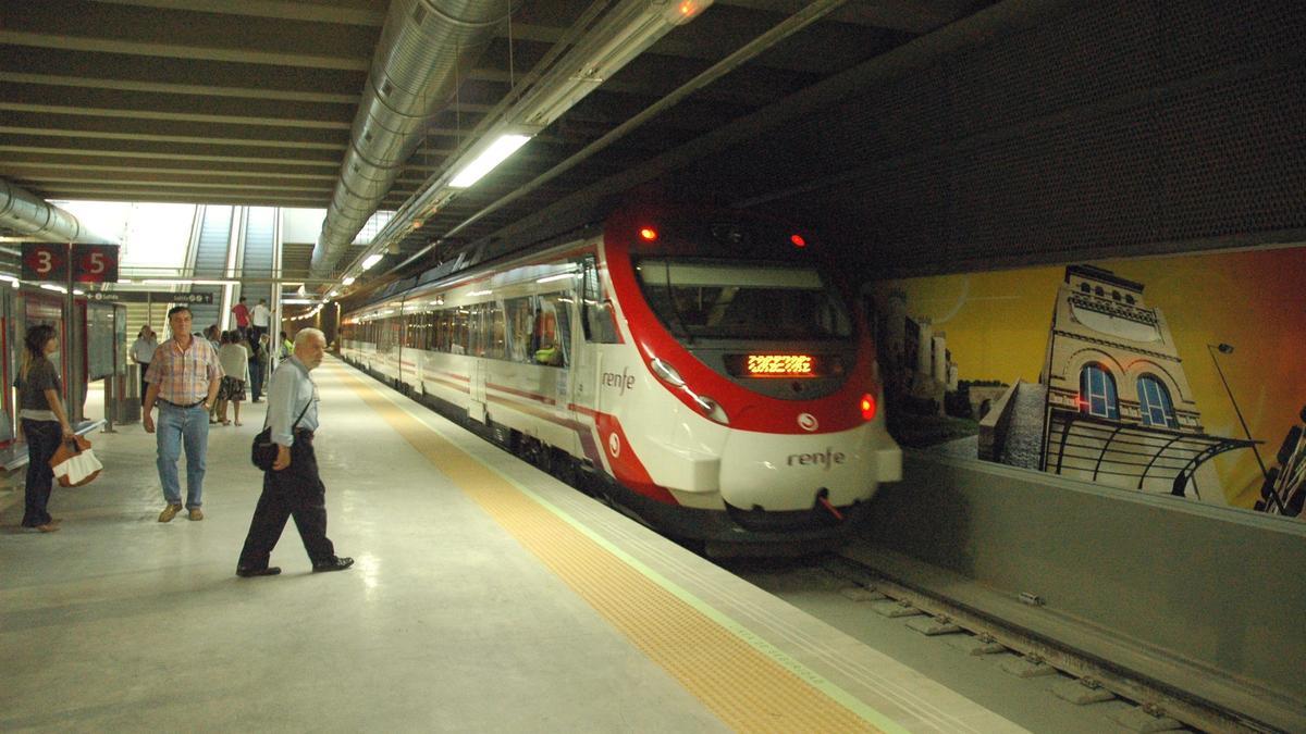 El Cercanías de Zaragoza logró el año pasado 424.500 viajeros, su mejor registro desde su creación hace 15 años.