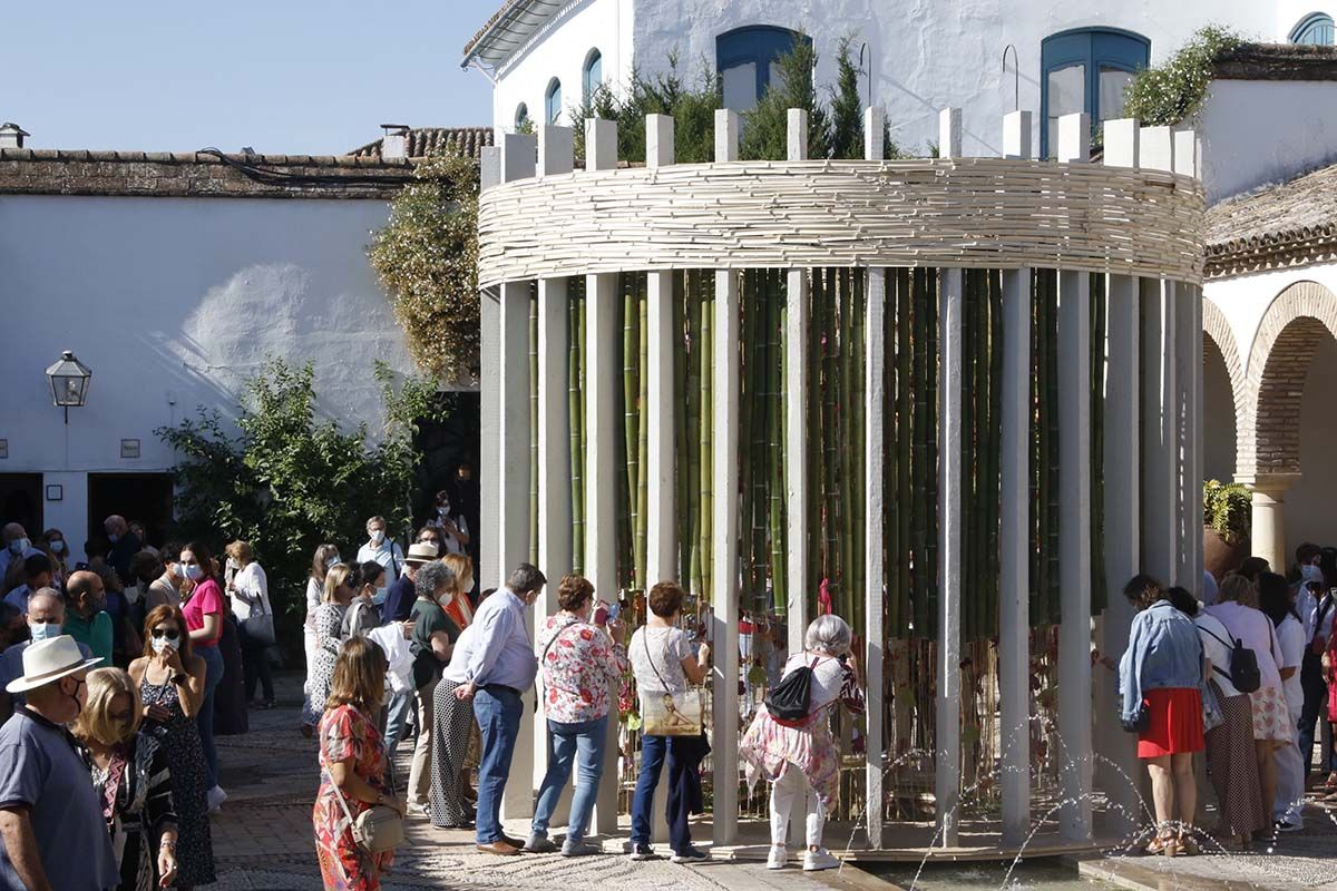 Instalación floral del Palacio de Viana