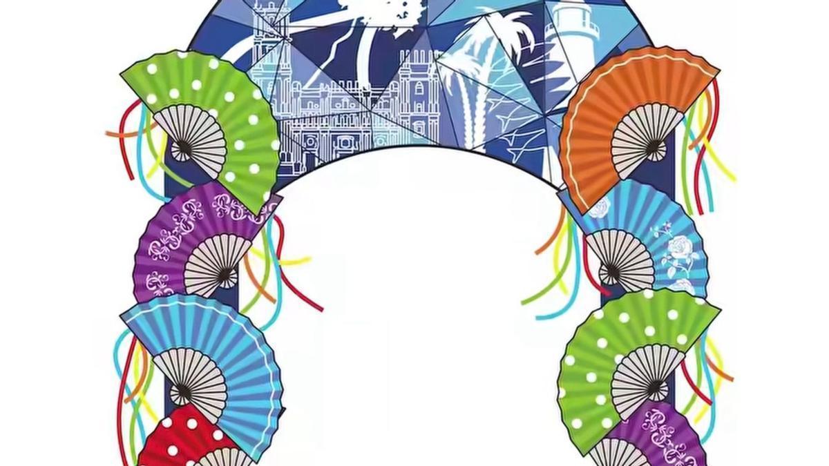 Recreación de la nueva portada de la Feria de Málaga 2026