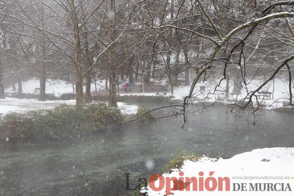 Nieve en las Fuentes del Marqués de Caravaca