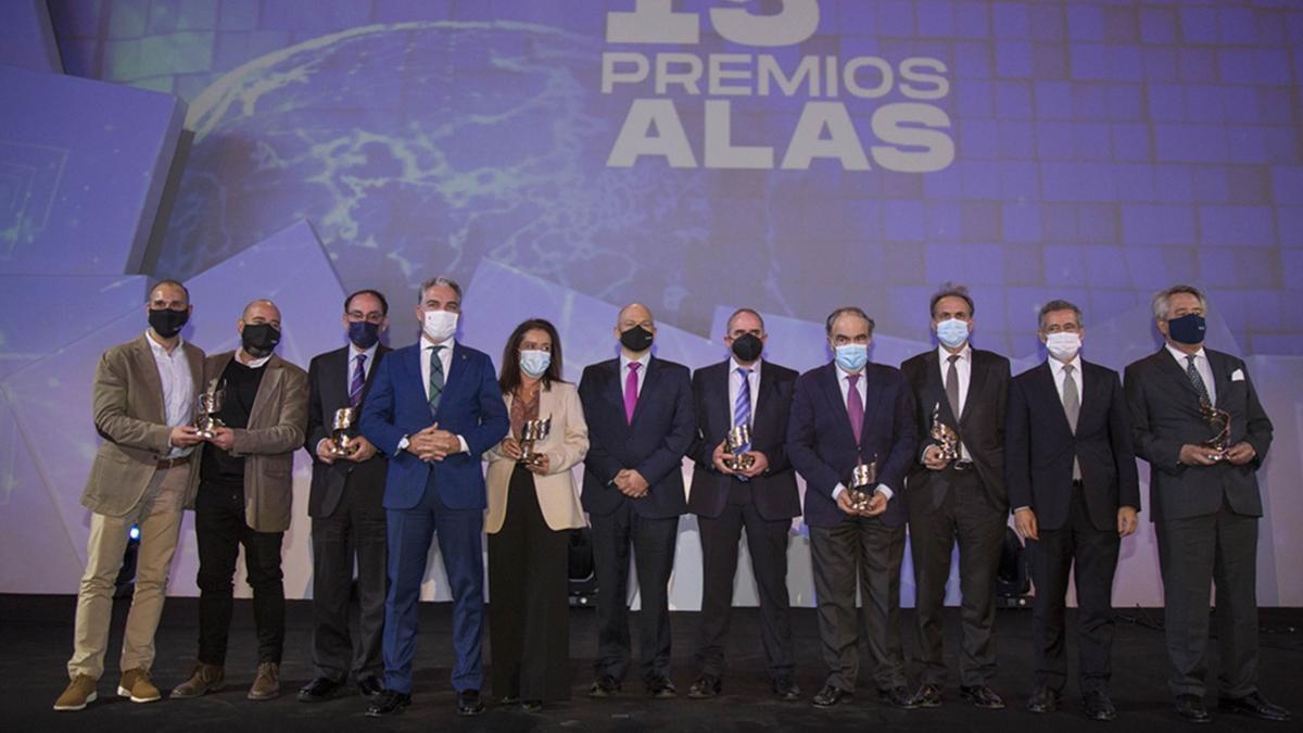 Foto de los asistentes a la 15º edición de los Premios Alas.