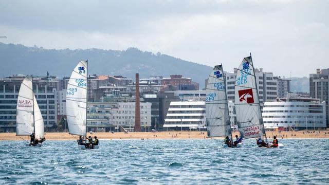 Un momento de la regata de monotipos 595.