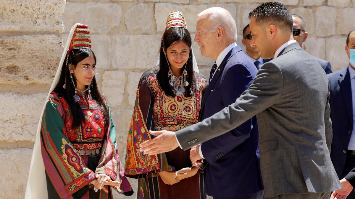 Joe Biden, durante su visita oficial a Israel.