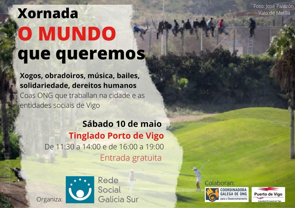 Cartel del evento, que se celebrará este sábado 10 de mayo en el Tinglado del Puerto de Vigo.