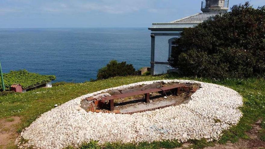 San Antonio pierde la barca del parque escultórico del Museo Antón