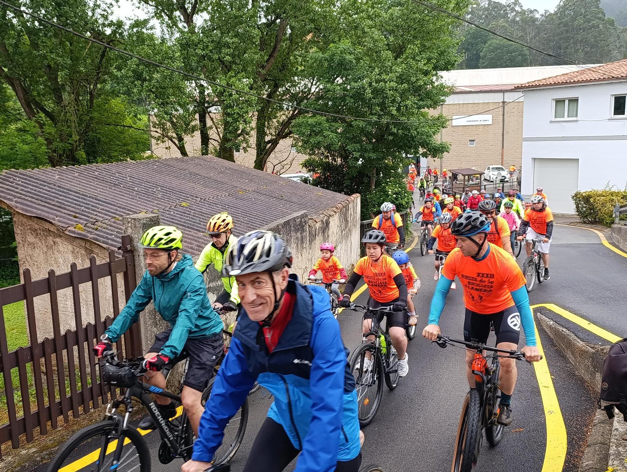 La Fiesta de la Bicicleta triunfa en Llanera