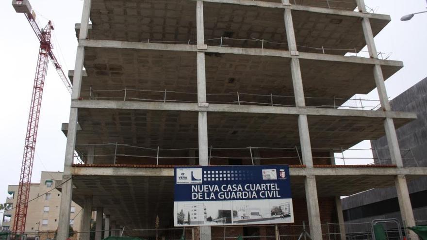 Estructura del nuevo cuartel.