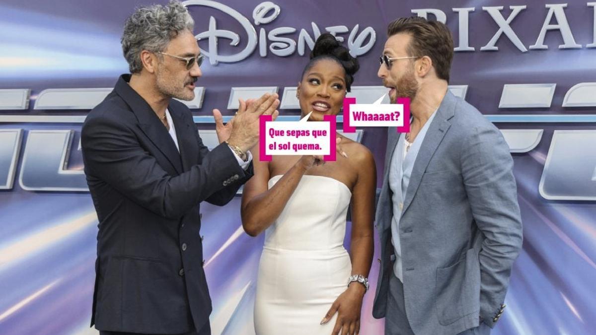 Keke Palmer le habla del sol a Chris Evans