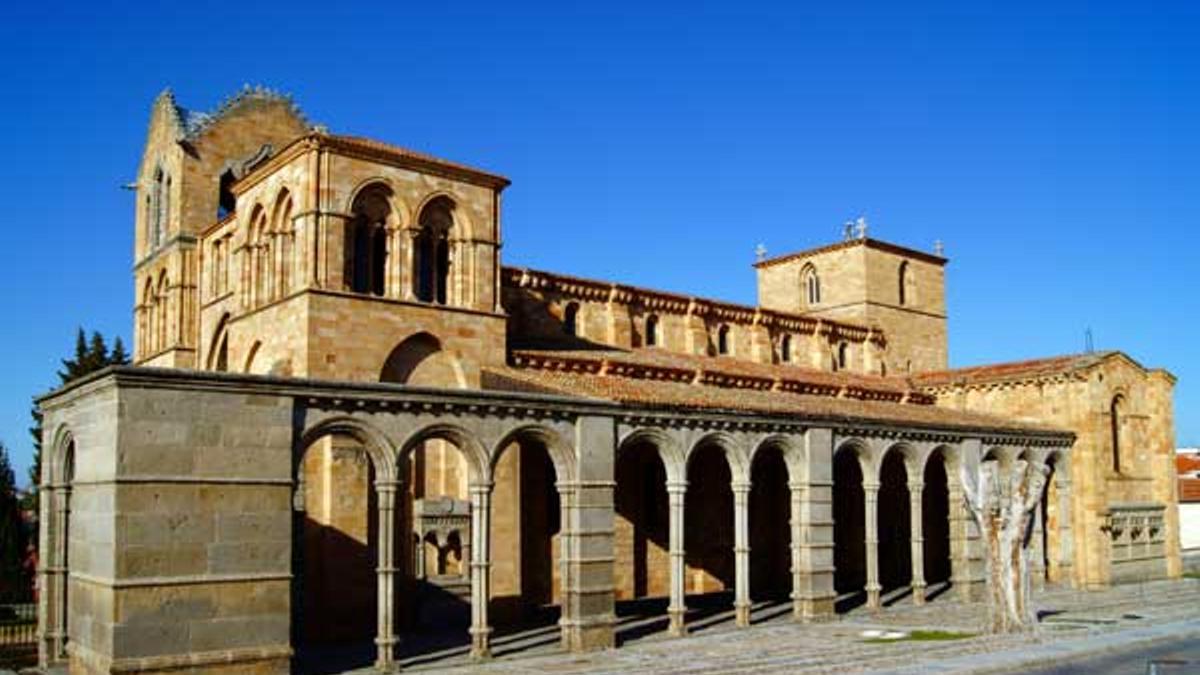 La basílica románica de San Vicente