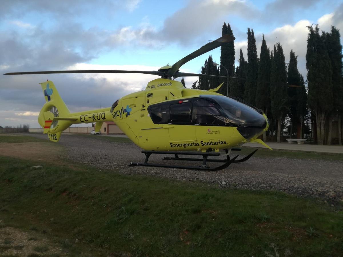Helocóptero del 112.