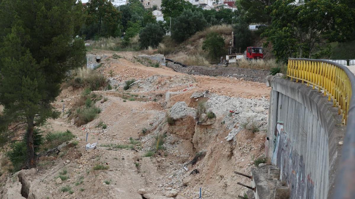 Alcoy paraliza las obras del nuevo acceso al polígono Santiago Payá-Sant Benet