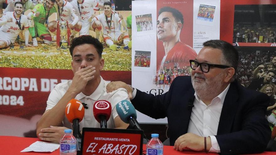 Jesús Izquierdo se despide del Jimbee Cartagena como jugador pero seguirá en el club