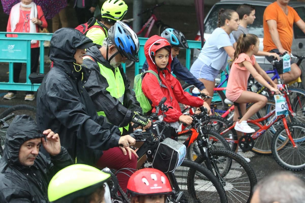 La Fiesta de la Bicicleta desafía a la lluvia