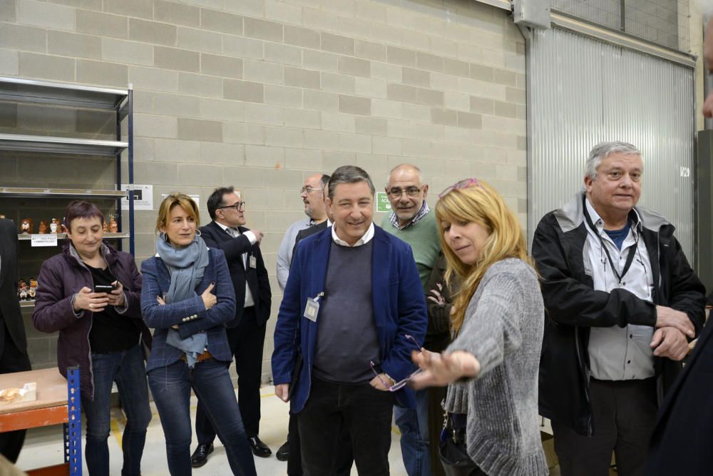 Joan Roca visita la presó de Puig de les Basses