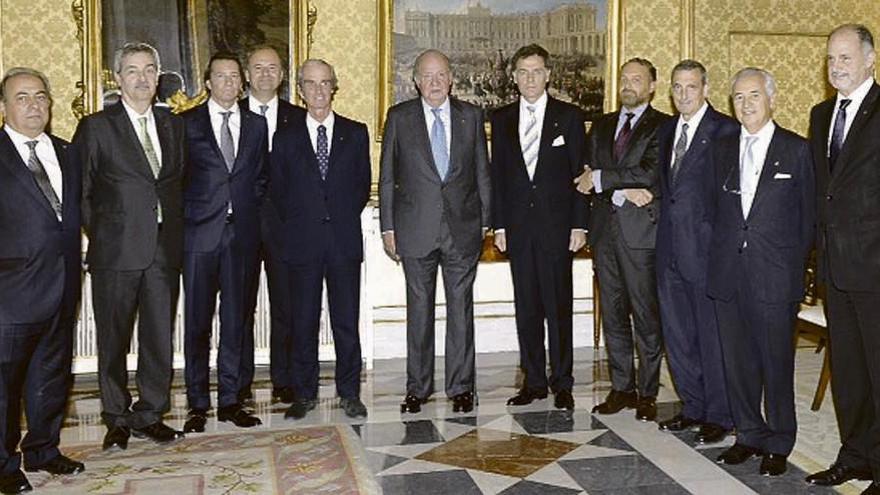 Don Juan Carlos recibe a la Nobleza de Cataluña
