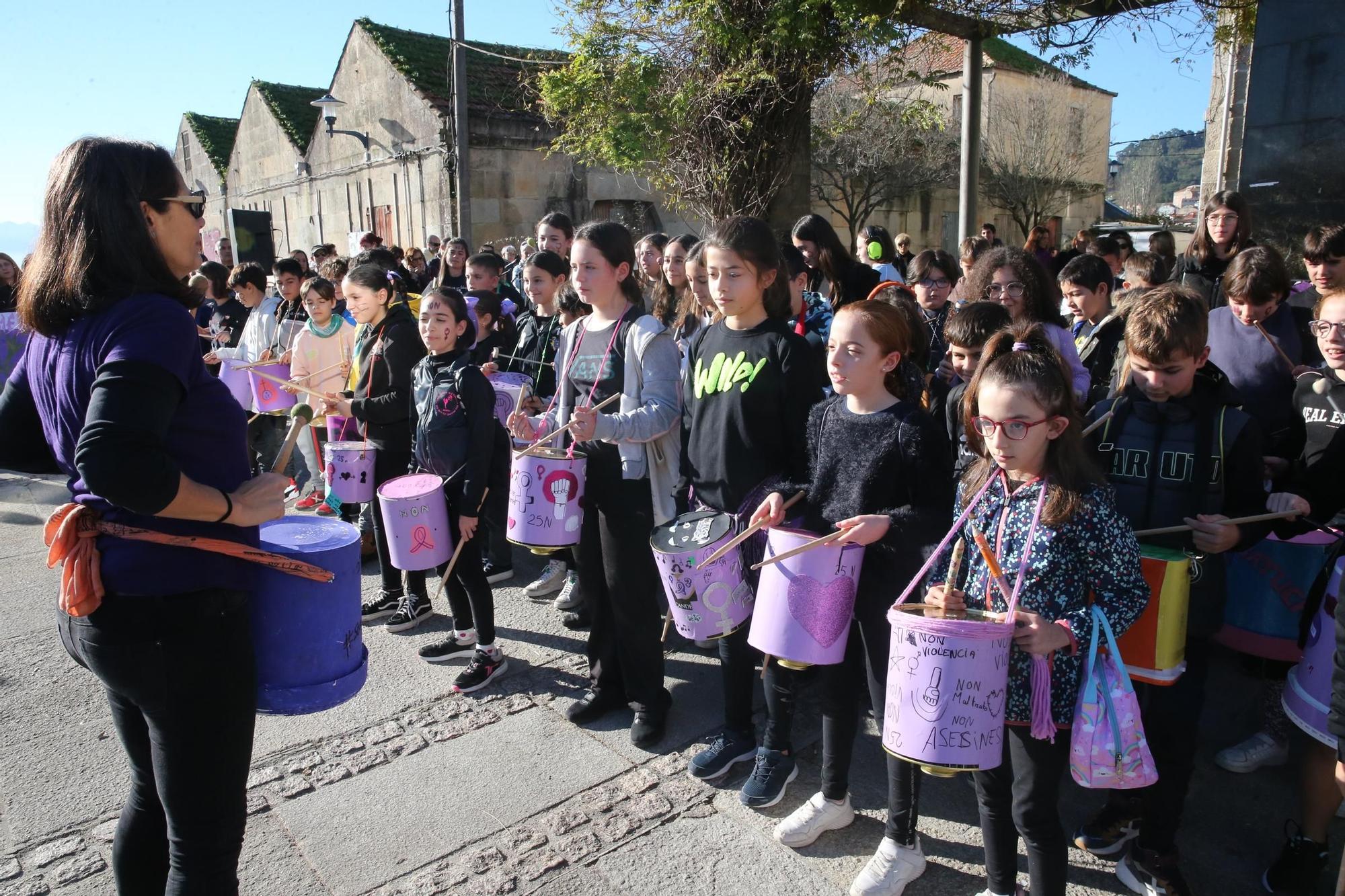 Los colegios, protagonistas en la previa del 25-N en O Morrazo