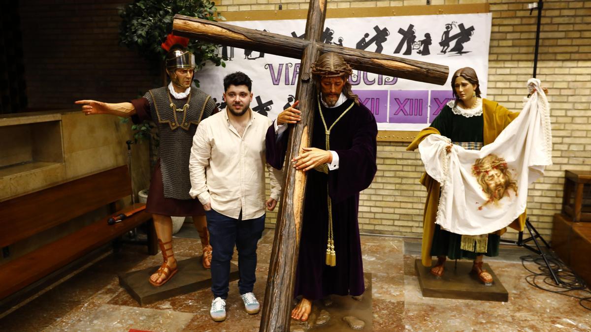 La Cofradía de Cristo Abrazado a la Cruz y de la Verónica presenta sus nuevas imágenes al público