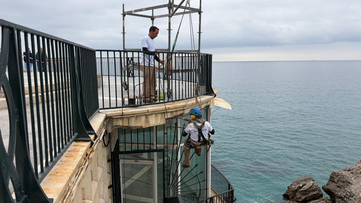 El Ayuntamiento de Nerja impulsa el Proyecto de rehabilitación y recuperación del mirador bajo del Balcón de Europa