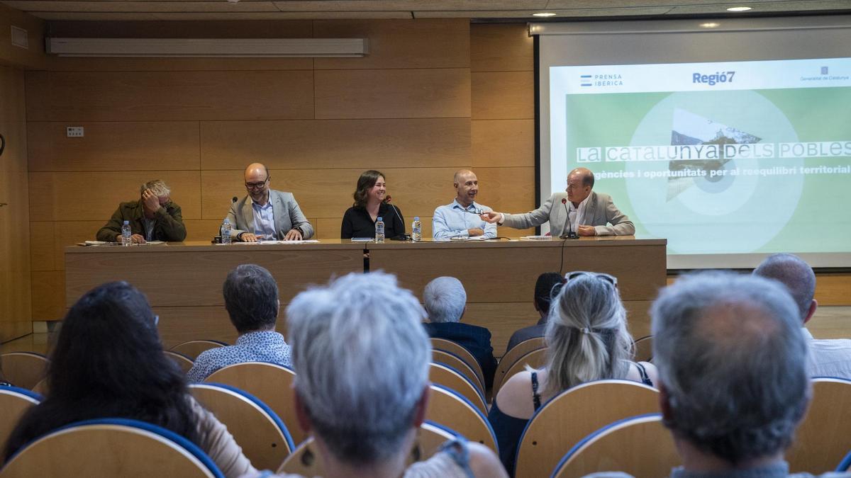 Un dels moments de la jornada &quot;La Catalunya dels pobles&quot;, que es va celebrar l'any passat a Berga