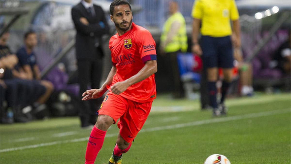 Douglas ha sido titular una sola vez con el Barça