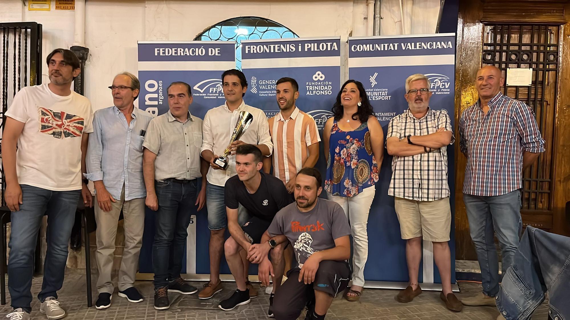 Gala de la Federación Frontenis Pelota de la Comunitat Valenciana en Jérica