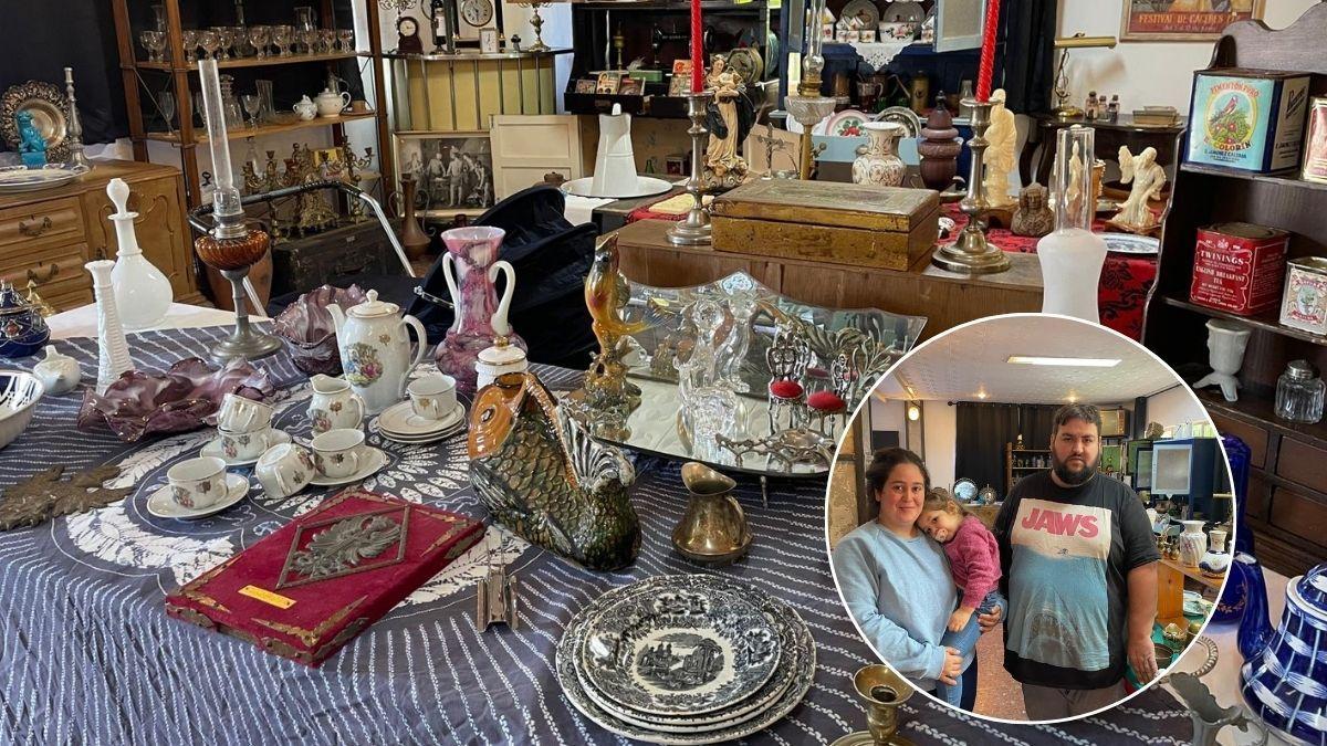 VIDEO | Los casareños Juan y Lucía hacen de su afición por las antigüedades un éxito profesional