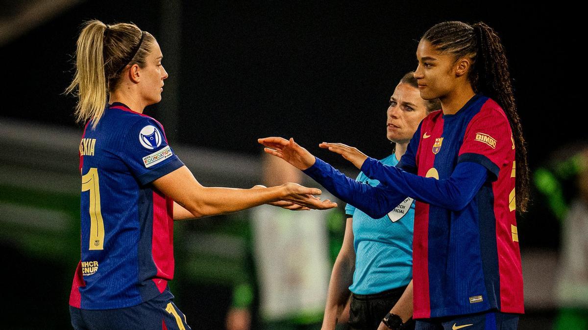 Schertenleib sustituyó a Alexia contra el Wolfsburgo