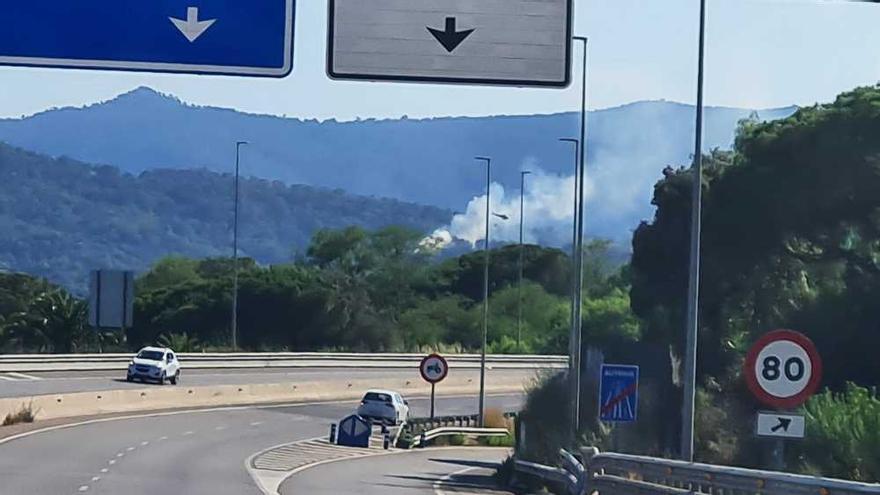 Incendi forestal a Santa Cristina d&#039;Aro