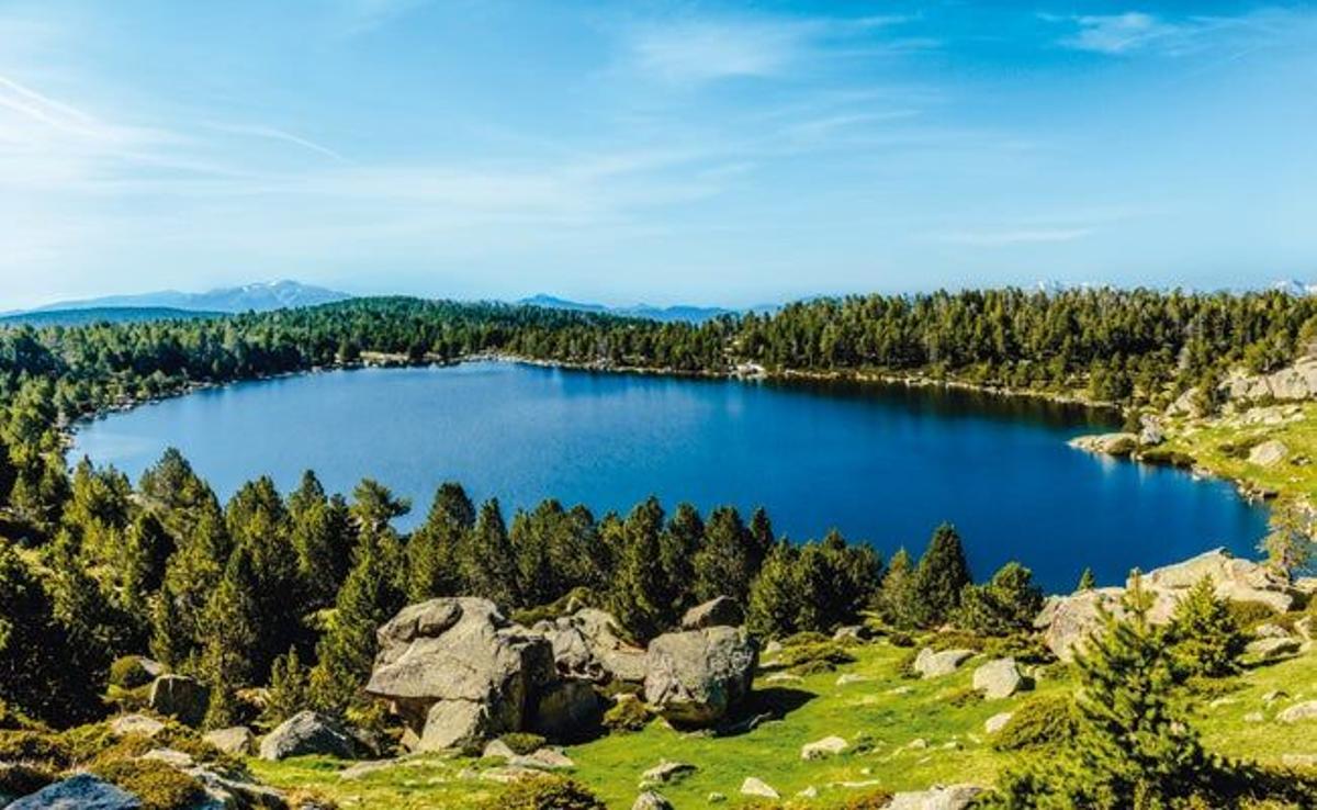 El estanque de Malniu, situado en la Cerdanya 