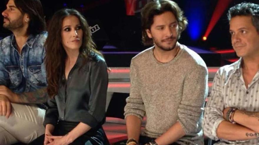 Los cuatro &#039;coaches&#039; del programa, Melendi, Malú, Manuel Carrasco y Alejandro Sanz.