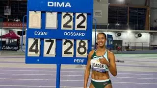 María Vicente bate su propio récord de España de pentatlón