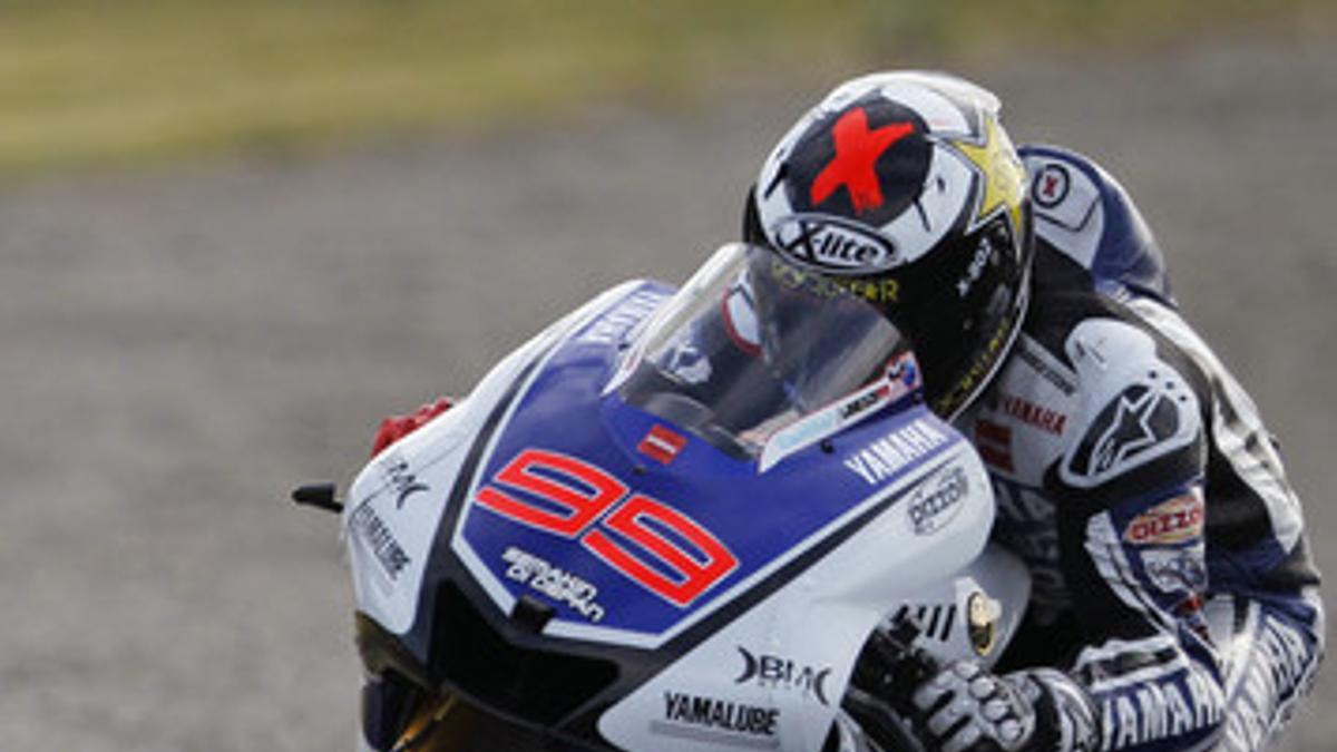 Jorge Lorenzo, durante la clasificación del GP de Japón, este sábado, en Motegi.