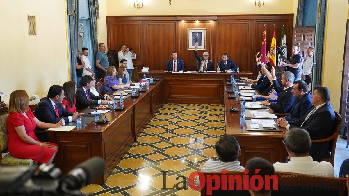 Pleno de investidura en el Ayuntamiento de Cehegín